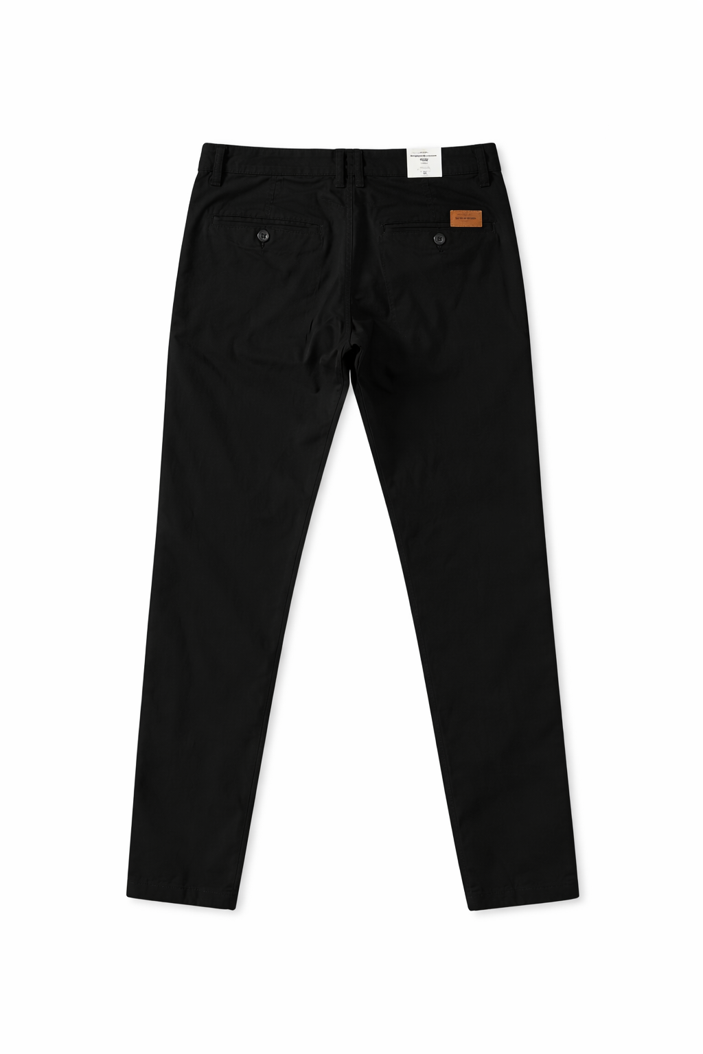 Men’s Black Slim Fit Cotton Pants | Formal & Casual Chinos